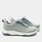 Alegria In8 Comfort Arch Support Women's Sneaker - Muted Grey - 2