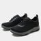 Alegria In8 Comfort Arch Support Women's Sneaker - All Black - 1