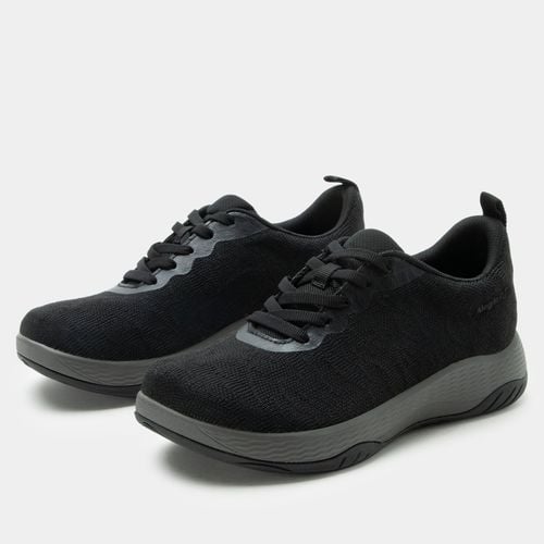 Alegria In8 Comfort Arch Support Women's Sneaker - All Black - 1