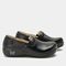 Alegria Keli Career Casual Comfort Arch Support Women's Slip-On Shoe - All Black Nappa - 3