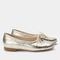 Alegria Leilah Comfort Arch Support Women's Ballet Flat - Gold - 3