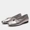 Alegria Leilah Comfort Arch Support Women's Ballet Flat - Platinum - 1