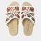 Alegria Linn Comfort Arch Support Women's Wedge Sandal - White Needles And Pins - 4