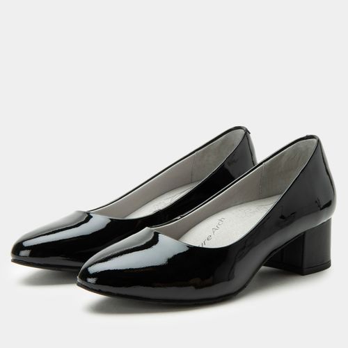 Alegria Lisah Comfort Arch Support Women's Dress Heel - Black Patent - 1