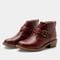 Alegria Mikki Trimform Heel Comfort Arch Support Women's Ankle Boot - Loretta Red - 1