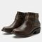 Alegria Millie Comfort Leather Boot with Signature Arch Support Women's Boot - Embroider Me Brown - 1