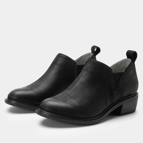 Alegria Merle Comfort Signature Arch Support Women's Bootie - Black Burnish - 1