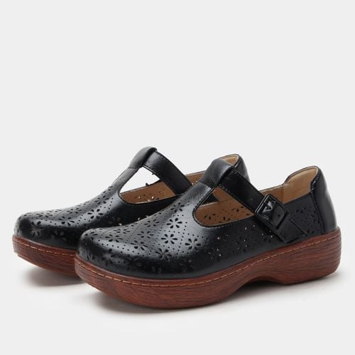 Alegria Odessa Comfort Arch Support Women's Mary-Jane Shoe - Black Breeze - 1