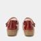 Alegria Onika Wood Look Rocker Comfort Arch Support Women's Mary Jane Shoe - Big Red - 4