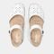 Alegria Opal Wood Look Rocker Comfort Arch Support Women's Sandal - White Breeze - 5