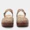 Alegria Opal Wood Look Rocker Comfort Arch Support Women's Sandal - Tan Breeze - 6