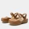 Alegria Opal Wood Look Rocker Comfort Arch Support Women's Sandal - Latte - 1