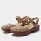 Alegria Opal Wood Look Rocker Comfort Arch Support Women's Sandal - Tan Breeze - 1