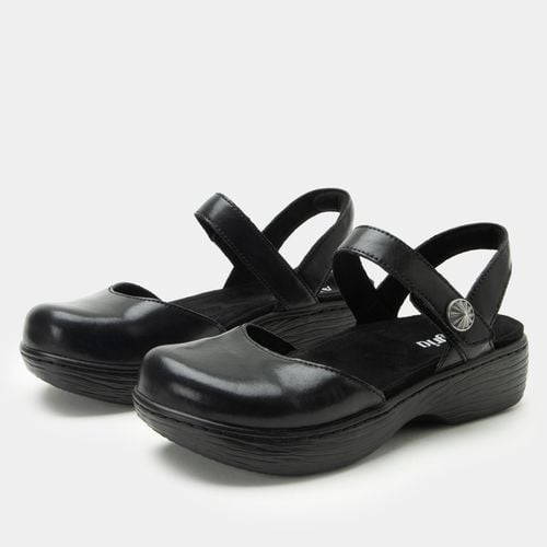 Alegria Opal Wood Look Rocker Comfort Arch Support Women's Sandal - Ink - 1