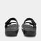 Alegria Orbyt Comfort Arch Support Women's Slide Sandal - Black Gloss - 4