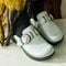 Alegria Osmosis Wood Look Rocker Comfort Arch Support Women's Clog - Silver White - 2