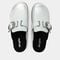Alegria Osmosis Wood Look Rocker Comfort Arch Support Women's Clog - Silver White - 5