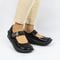 Alegria Paloma Classic Rocker Comfort Arch Support Women's Mary Jane Shoe - Black Embossed Rose - 2