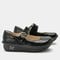 Alegria Paloma Classic Rocker Comfort Arch Support Women's Mary Jane Shoe - Black Embossed Rose - 3