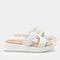 Alegria Portia Comfort Arch Support Women's Slide Sandal - All White - 2