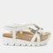 Alegria Roz Comfort Arch Support Women's Sandal - True White - 3