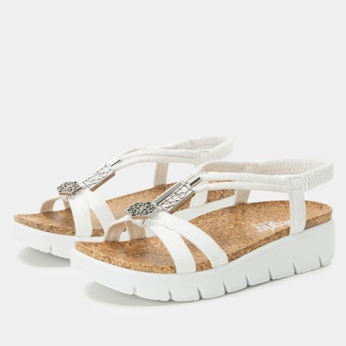 Alegria Roz Comfort Arch Support Women's Sandal - True White - 1