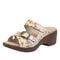 Alegria Sierra Comfort Arch Support Women's Wedge Sandal - Prime Time - 1