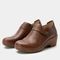 Alegria Silah Wood Look Wedge Comfort Arch Support Women's Shoe - Mahogany - 1