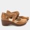 Alegria Savina Comfort Arch Support Women's Wedge Shoe - Latte - 3
