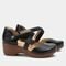 Alegria Savina Comfort Arch Support Women's Wedge Shoe - Coal - 2