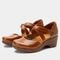 Alegria Savina Comfort Arch Support Women's Wedge Shoe - Luggage - 1