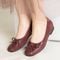 Alegria Talya Comfort Arch Support Women's Ballet Flat - Maroon Mist - 2