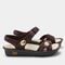 Alegria Vienna Waverly Mini Comfort Arch Support Women's Sandal - Swirling Brown - 3