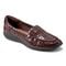 Easy Spirit Abide Croco Print Cushioned Arch Support Women's Casual Loafer - Dark Purple - 1