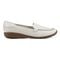 Easy Spirit Abide Croco Print Cushioned Arch Support Women's Casual Loafer - Ivory - 2