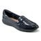 Easy Spirit Abide Croco Print Cushioned Arch Support Women's Casual Loafer - Dark Blue - 1
