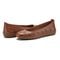 Easy Spirit Araceli Cushioned Arch Support Women's Ballet Flat - Medium Brown Leather - 7