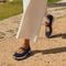 Easy Spirit Briana Cushioned Arch-Support Women's Walking Shoe - Black Mesh - 3