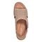 Easy Spirit Calix Cushioned Arch Support Women's Heeled Sandal - Natural Suede - 5