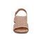 Easy Spirit Calix Cushioned Arch Support Women's Heeled Sandal - Natural Suede - 3