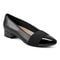 Easy Spirit Casta Cap Toe Cushioned Comfort Arch Support Women's Dress Pump - Black Leather - 2