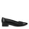 Easy Spirit Casta Cap Toe Cushioned Comfort Arch Support Women's Dress Pump - Black Leather - 1