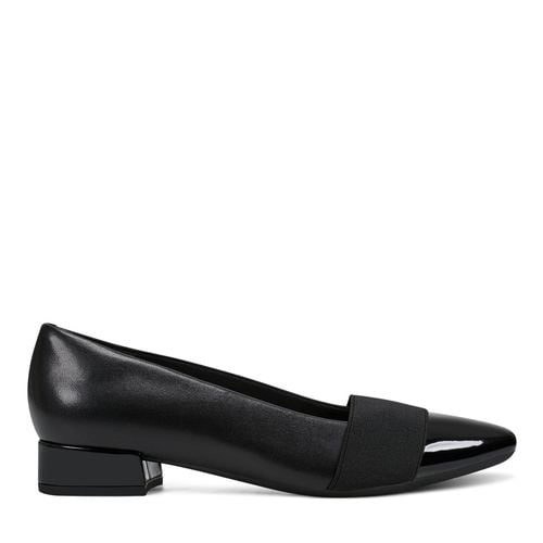 Easy Spirit Casta Cap Toe Cushioned Comfort Arch Support Women's Dress Pump - Black Leather - 1