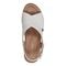 Easy Spirit Chantal Cushioned Arch Support Women's Casual Heeled Sandal - White - 6