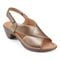 Easy Spirit Chantal Cushioned Arch Support Women's Casual Heeled Sandal - Bronze Pearlized - 2