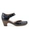 Easy Spirit Clarice Cushioned Arch Support Mary Jane Women's Dress Shoe - Dark Blue Croco - 1