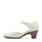 Easy Spirit Clarice Cushioned Arch Support Mary Jane Women's Dress Shoe - Ivory Leather - 4