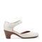 Easy Spirit Clarice Cushioned Arch Support Mary Jane Women's Dress Shoe - Ivory Leather - 1
