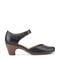 Easy Spirit Clarice Cushioned Arch Support Mary Jane Women's Dress Shoe - Black Leather - 1