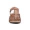 Easy Spirit Cortney Cushioned Arch Support Women's Heeled Sandal - Medium Brown Leather - 3